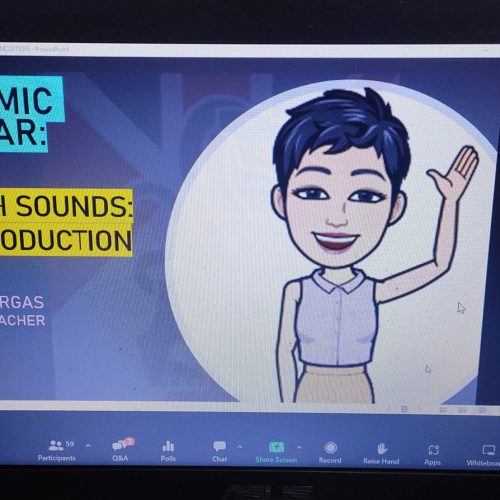 ACADEMIC WEBINAR with a focus on pronunciation